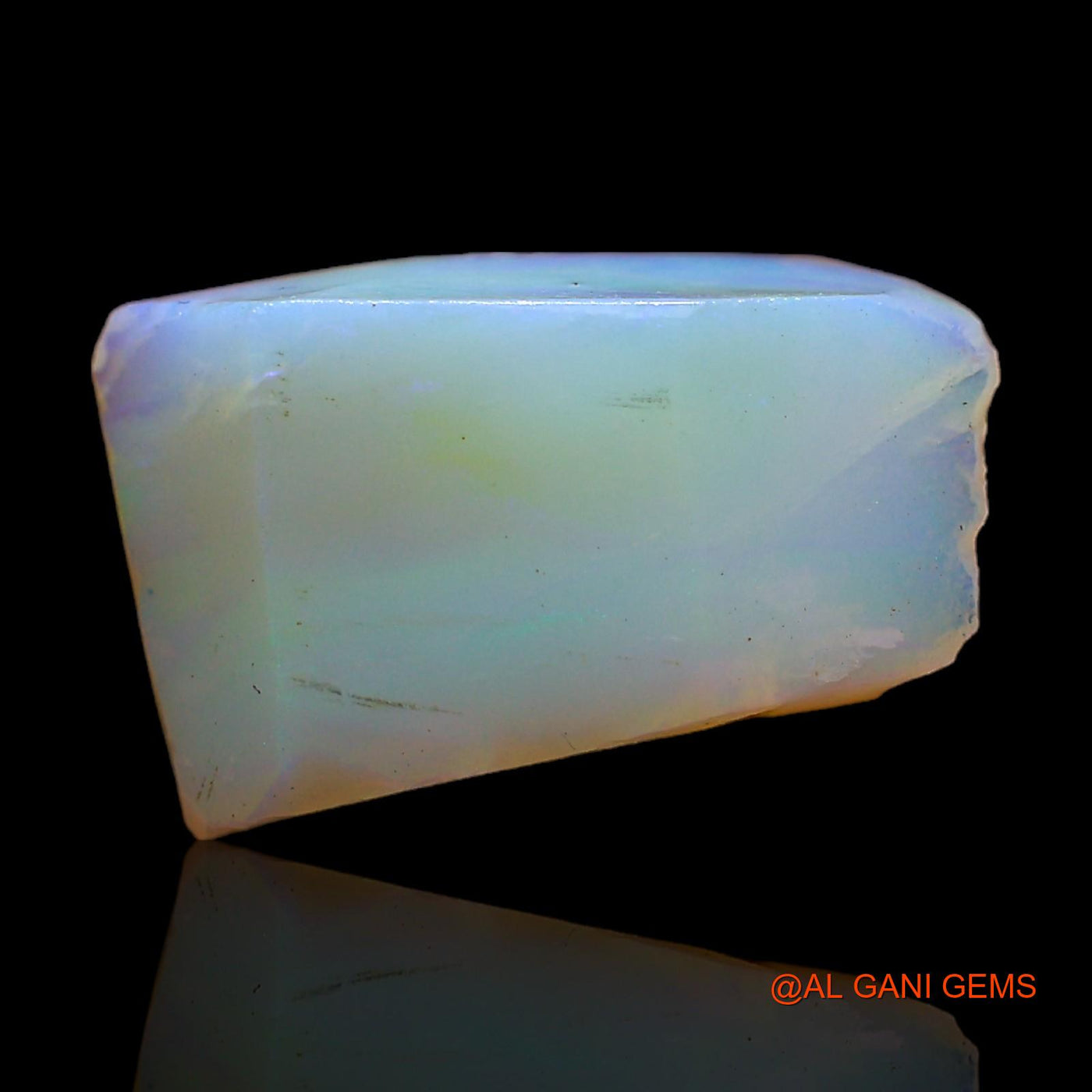 Natural Fire Opal Gemstone 3.00 Cts Loose Fancy Rough From Australia 14x9x4 mm RC-730