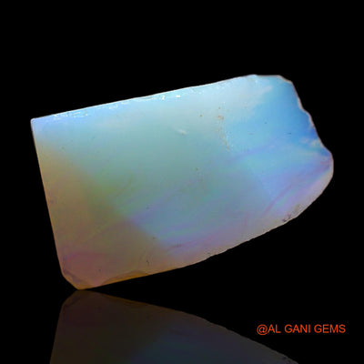 Natural Fire Opal Gemstone 3.00 Cts Loose Fancy Rough From Australia 14x9x4 mm RC-730
