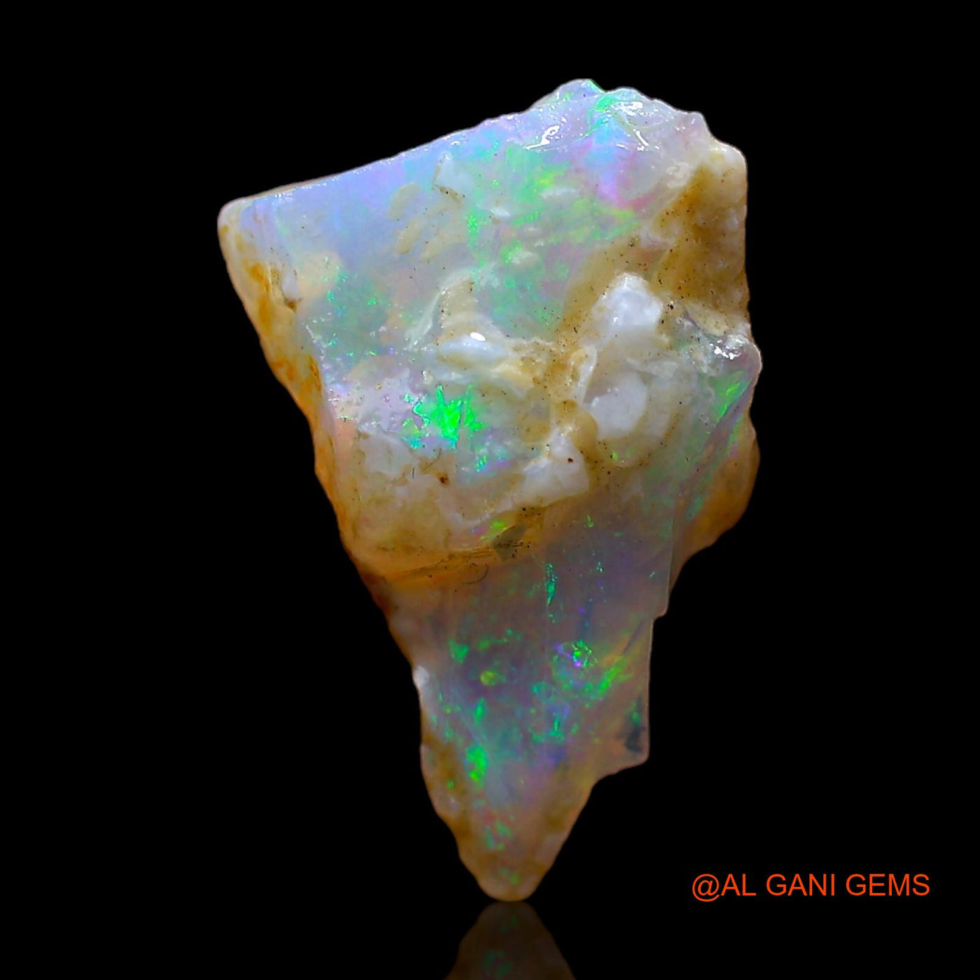 4.00 Cts Natural Australian Fire Opal Loose Gemstone Fancy Rough 14x10x4 mm RC-732