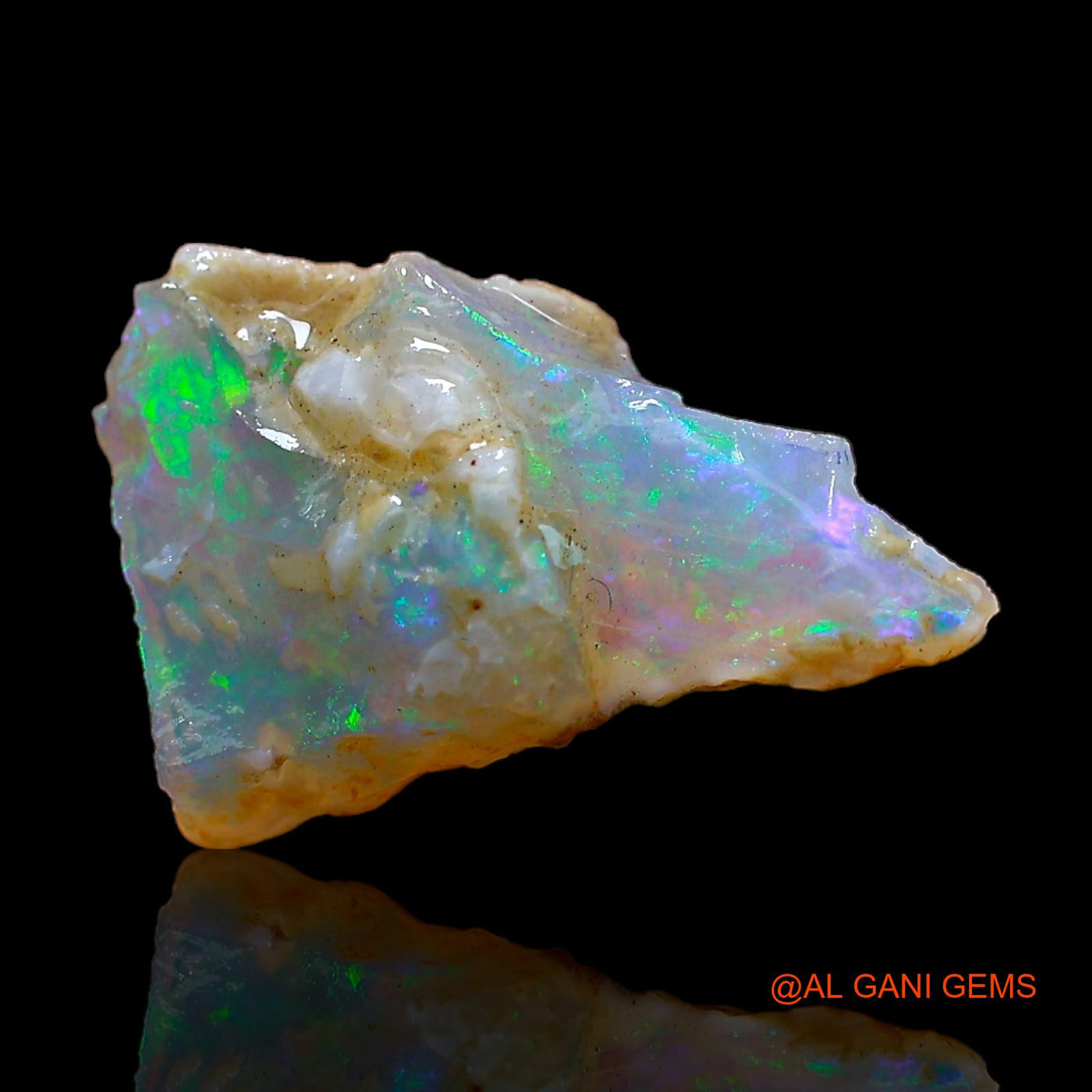 4.00 Cts Natural Australian Fire Opal Loose Gemstone Fancy Rough 14x10x4 mm RC-732