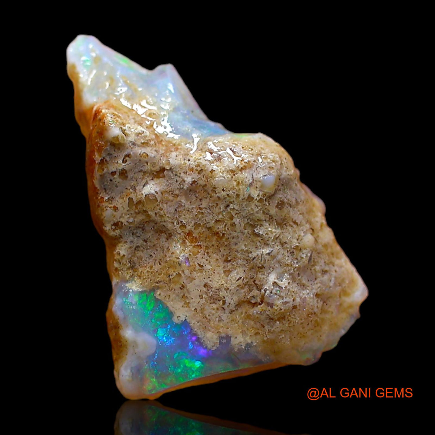 4.00 Cts Natural Australian Fire Opal Loose Gemstone Fancy Rough 14x10x4 mm RC-732