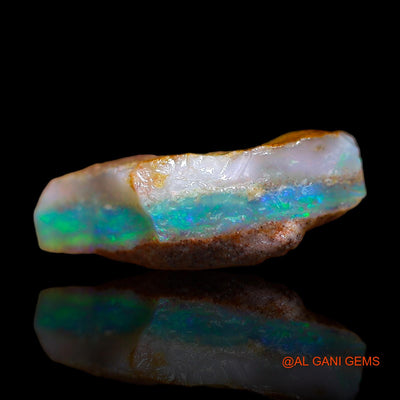 2.00 Cts Natural Australian Fire Opal Loose Gemstone Fancy Rough 13x13x5 mm RC-733