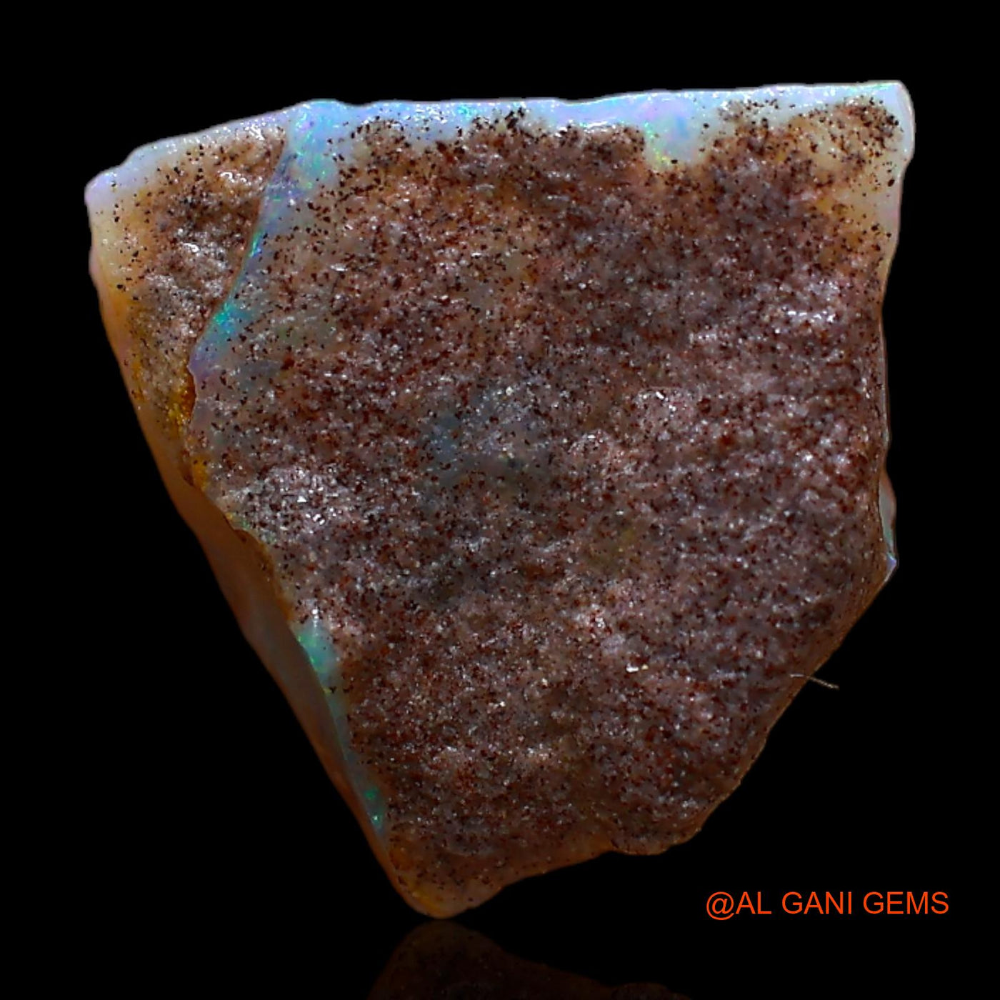2.00 Cts Natural Australian Fire Opal Loose Gemstone Fancy Rough 13x13x5 mm RC-733