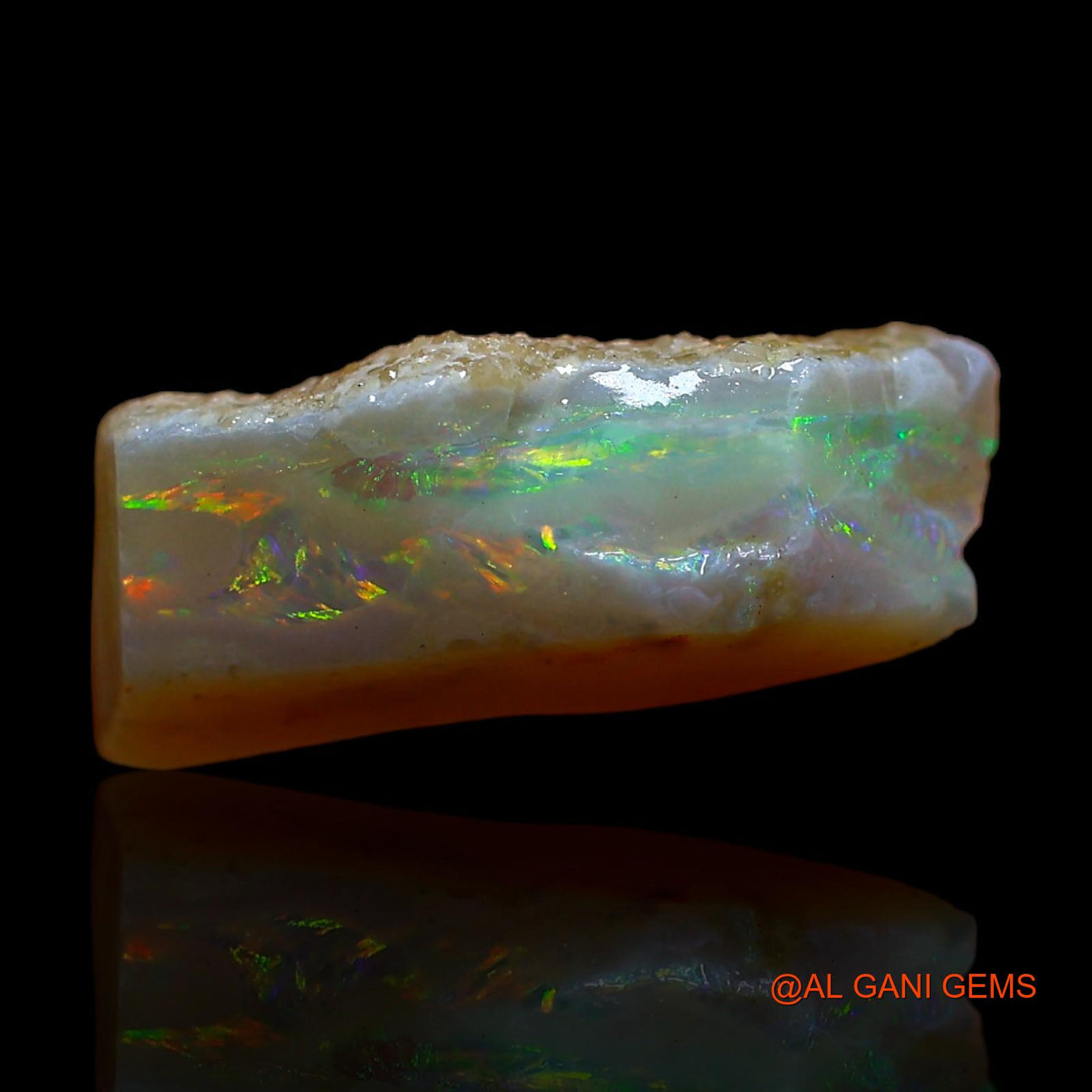 4.00 Cts Natural Australian Fire Opal Loose Gemstone Fancy Rough 15x6x4 mm RC-734