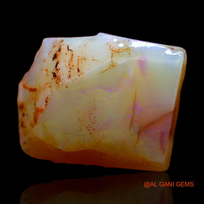 5.00 Cts Natural Australian Fire Opal Loose Gemstone Fancy Rough 13x10x5 mm RC-737