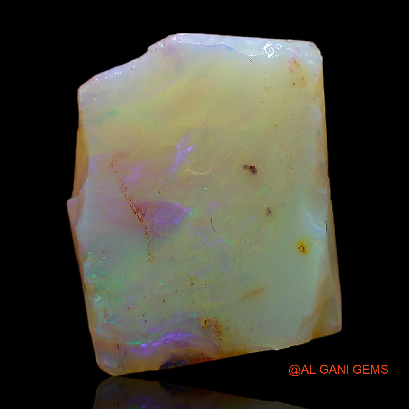 5.00 Cts Natural Australian Fire Opal Loose Gemstone Fancy Rough 13x10x5 mm RC-737