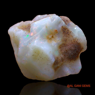 Natural Untreated Fire Opal Loose Gemstone Fancy Rough From Australia 5.00 Cts 13x11x6 mm RC-743