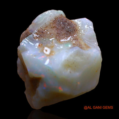 Natural Untreated Fire Opal Loose Gemstone Fancy Rough From Australia 5.00 Cts 13x11x6 mm RC-743