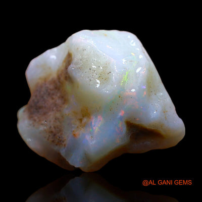 Natural Untreated Fire Opal Loose Gemstone Fancy Rough From Australia 5.00 Cts 13x11x6 mm RC-743