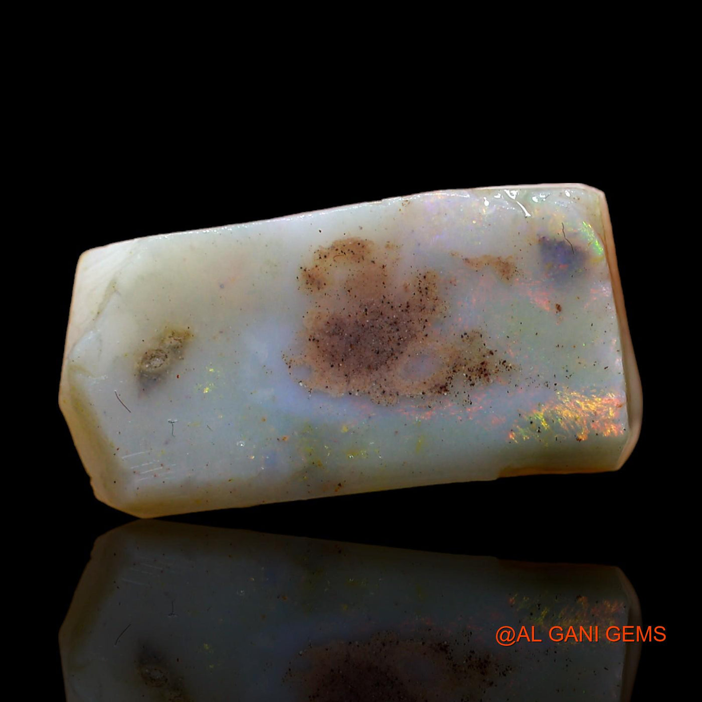 11.00 Cts Natural Australian Fire Opal Fancy Rough Loose Gemstone For Jewelry 20x10x6 mm RC-74