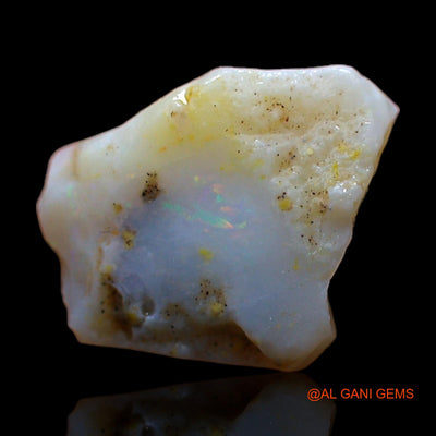 Natural Untreated Fire Opal Loose Gemstone Fancy Rough From Australia 4.00 Cts 13x11x4 mm RC-754