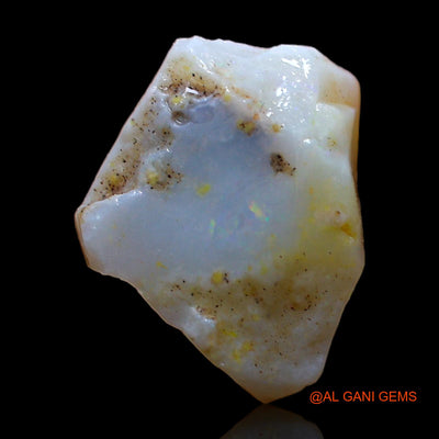 Natural Untreated Fire Opal Loose Gemstone Fancy Rough From Australia 4.00 Cts 13x11x4 mm RC-754
