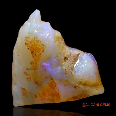 Natural Untreated Fire Opal Loose Gemstone Fancy Rough From Australia 2.00 Cts 13x12x3 mm RC-755