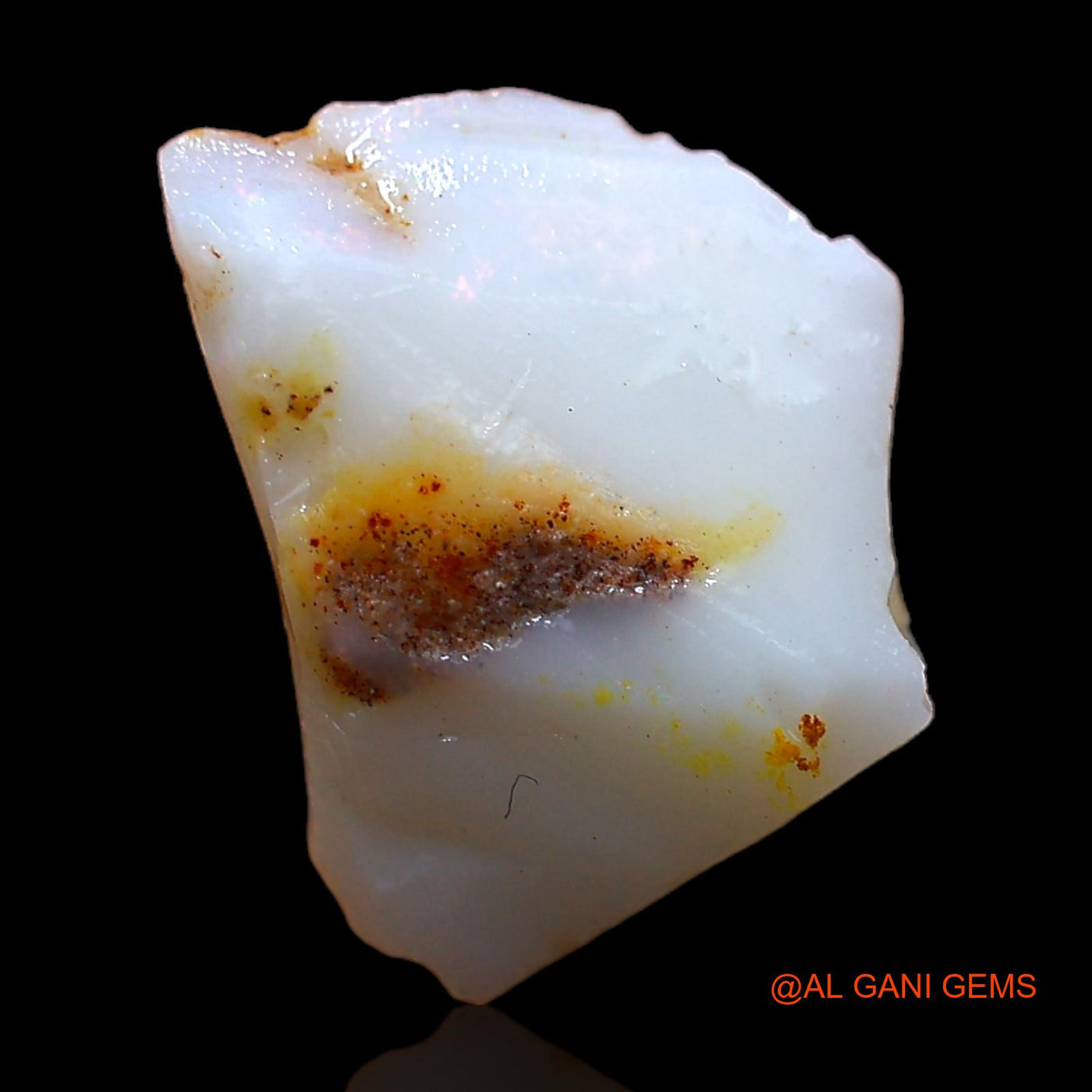 4.00 Cts Natural Australian Fire Opal Fancy Rough Loose Gemstone For Jewelry 13x10x5 mm RC-756