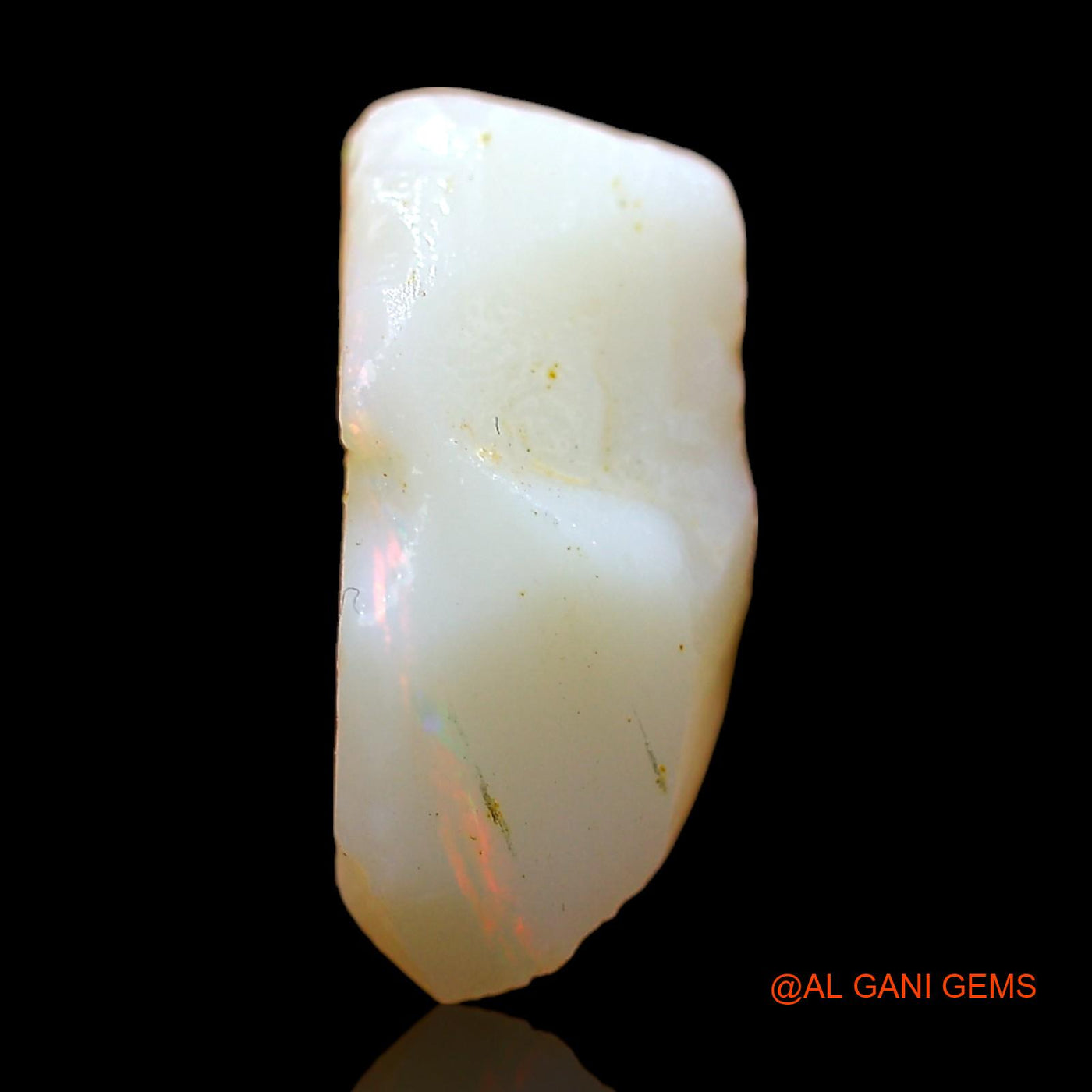 Natural Fire Opal Gemstone 5.00 Cts Loose Fancy Rough From Australia 14x10x6 mm RC-757