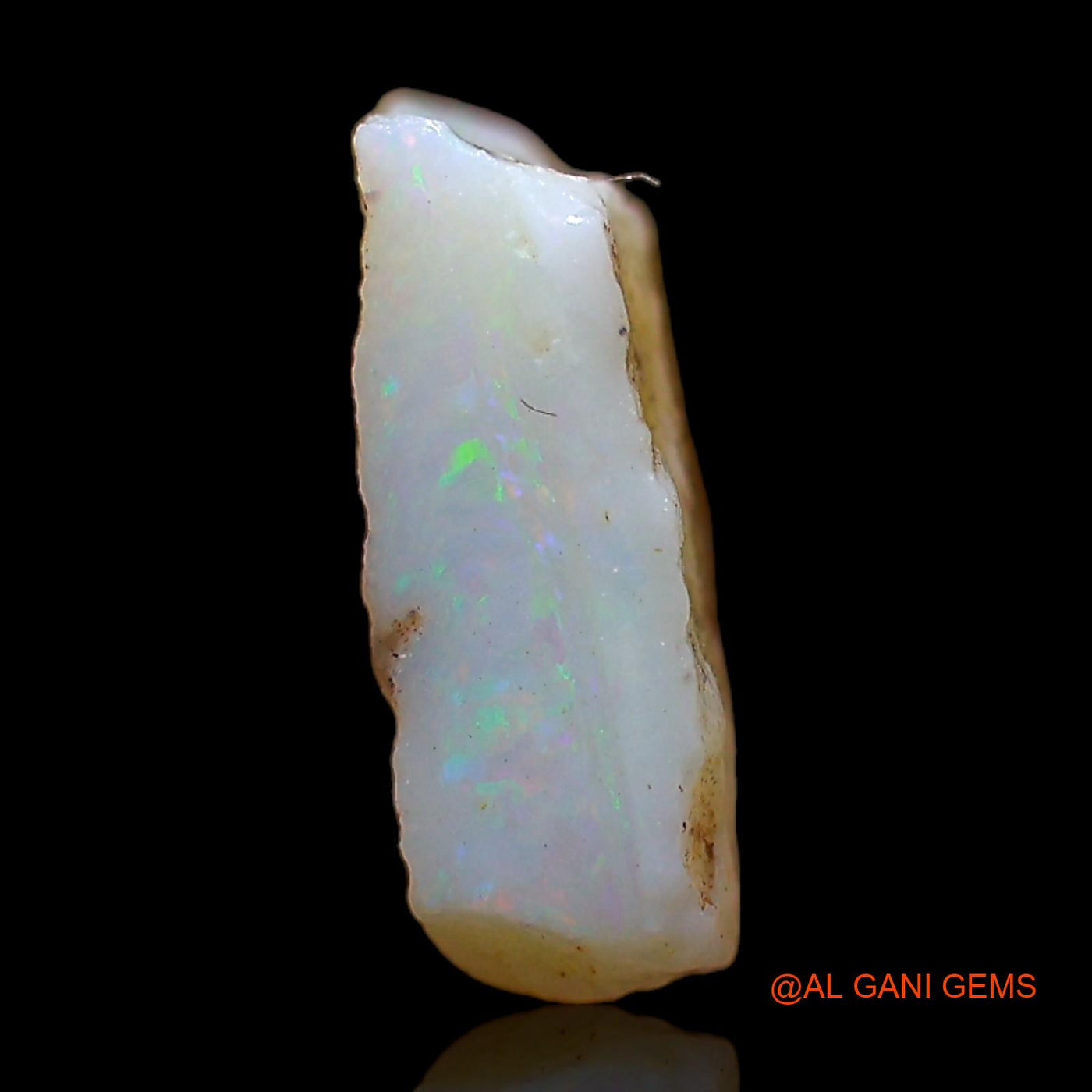 Natural Untreated Fire Opal Loose Gemstone Fancy Rough From Australia 3.00 Cts 13x10x3 mm RC-758