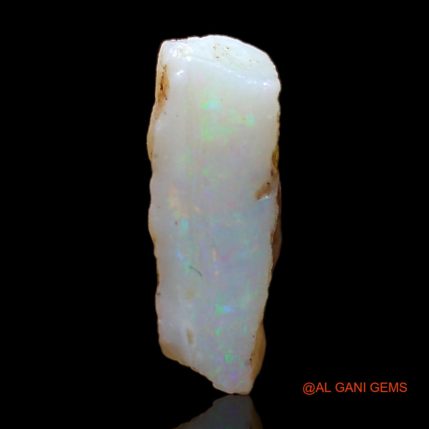 Natural Untreated Fire Opal Loose Gemstone Fancy Rough From Australia 3.00 Cts 13x10x3 mm RC-758