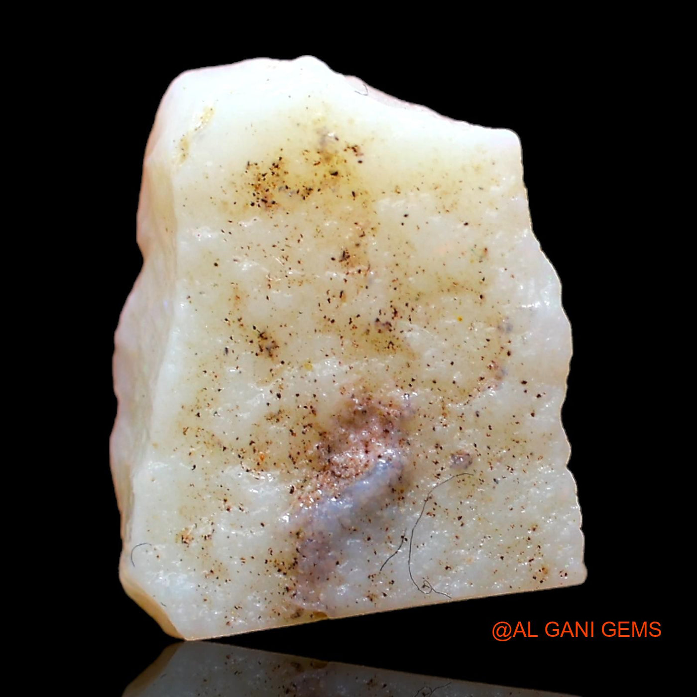 Natural Untreated Fire Opal Loose Gemstone Fancy Rough From Australia 3.00 Cts 13x10x3 mm RC-758