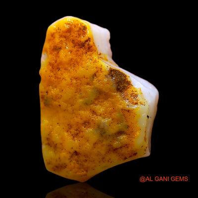 Natural Fire Opal Gemstone 2.00 Cts Loose Fancy Rough From Australia 14x10x3 mm RC-764