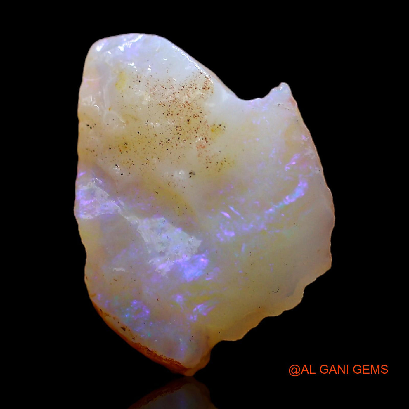 Natural Untreated Fire Opal Loose Gemstone Fancy Rough From Australia 3.00 Cts 13x10x4 mm RC-766