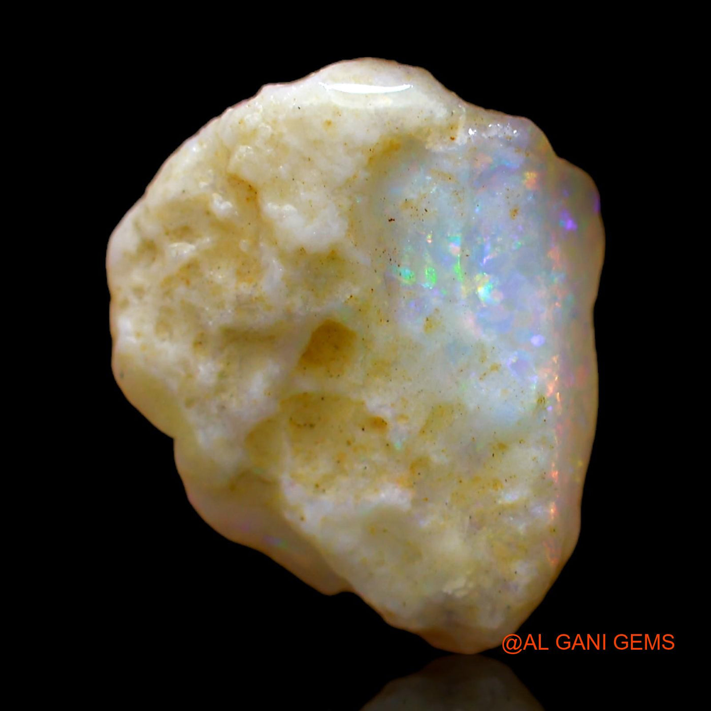 3.00 Cts Natural Australian Fire Opal Loose Gemstone Fancy Rough 13x10x5 mm RC-768