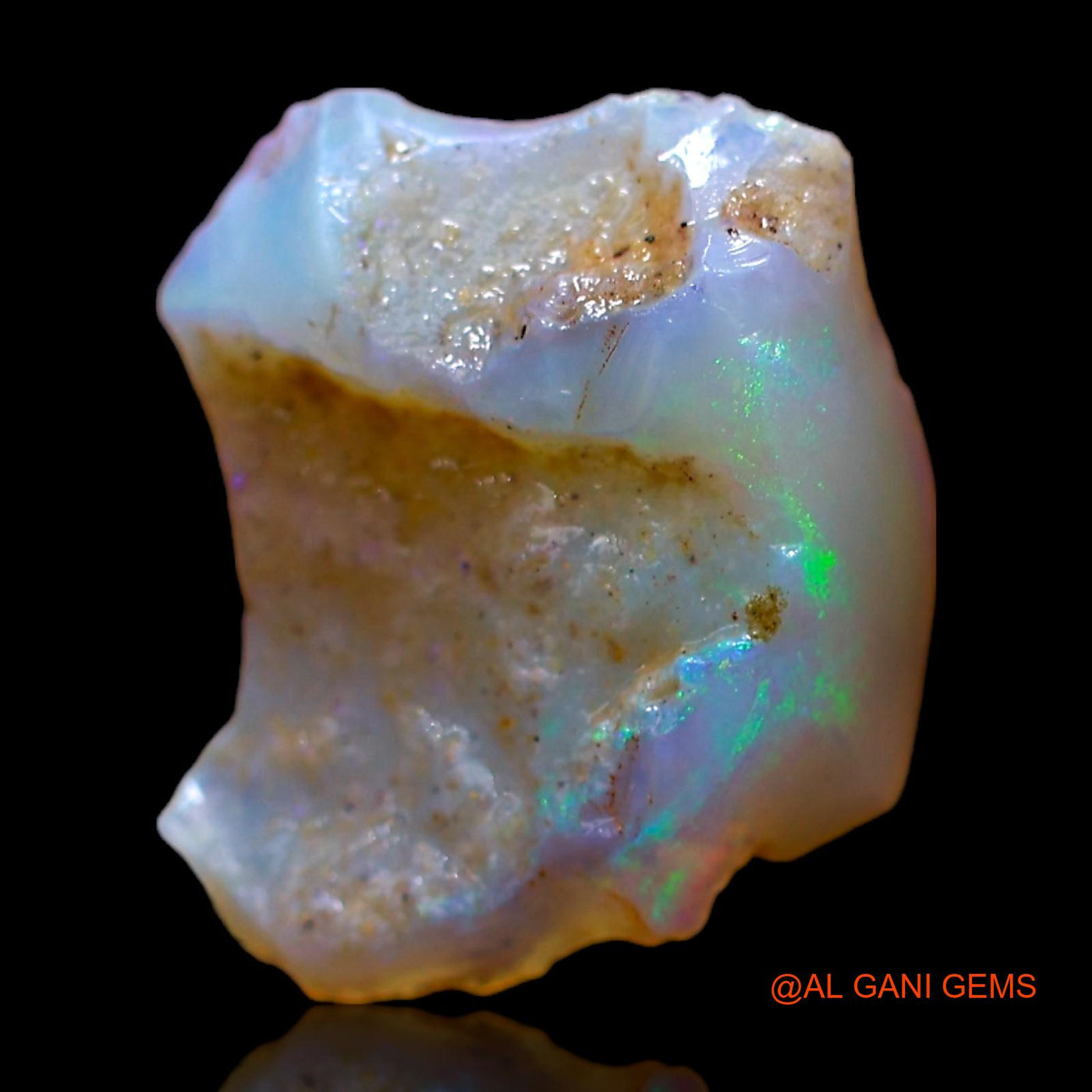 3.00 Cts Natural Australian Fire Opal Loose Gemstone Fancy Rough 12x10x5 mm RC-769
