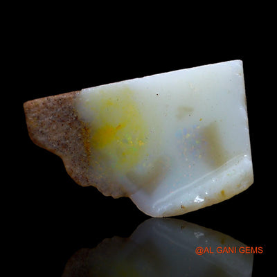 Natural Untreated Fire Opal Loose Gemstone Fancy Rough From Australia 7.00 Cts 19x12x6 mm RC-76