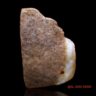 Natural Untreated Fire Opal Loose Gemstone Fancy Rough From Australia 7.00 Cts 19x12x6 mm RC-76