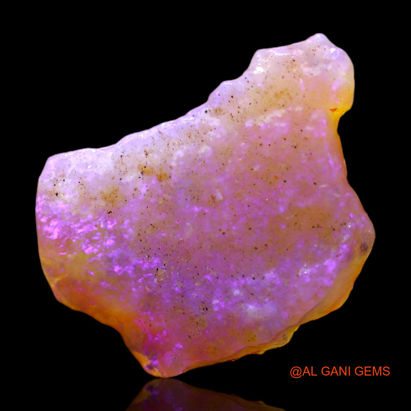 2.00 Cts Natural Australian Fire Opal Fancy Rough Loose Gemstone For Jewelry 14x10x2 mm RC-771