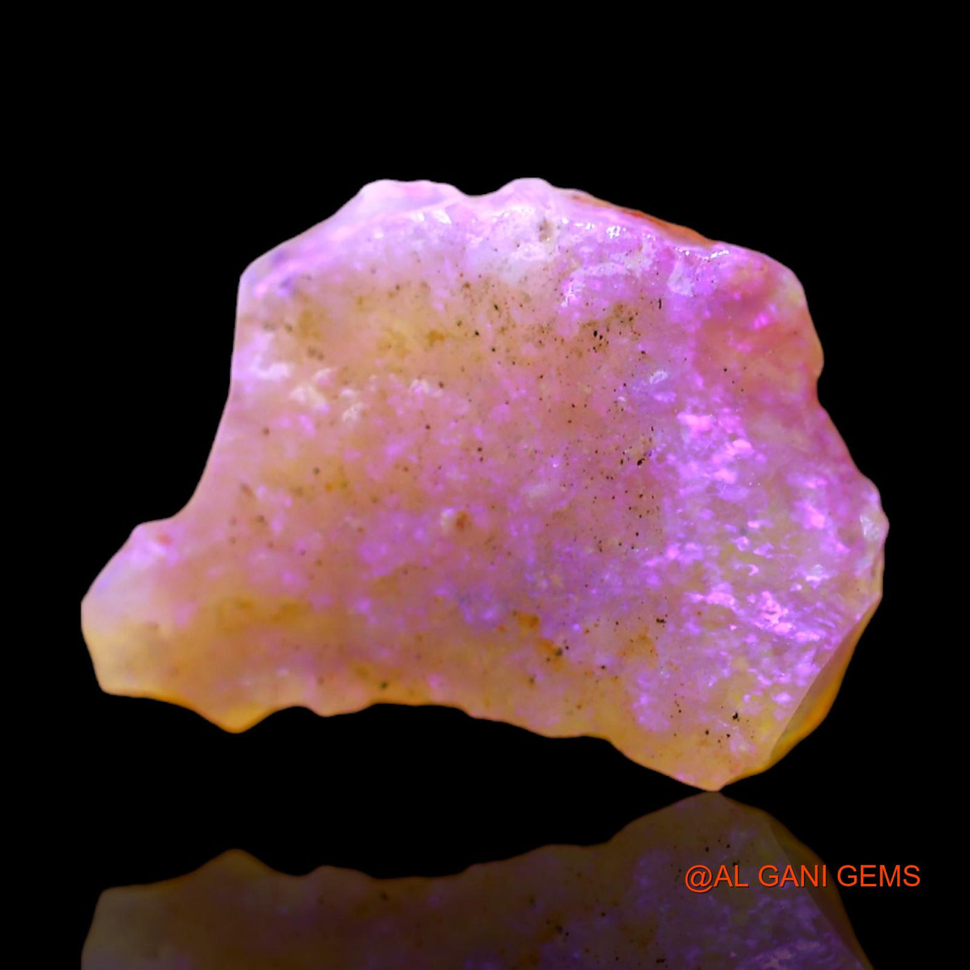 2.00 Cts Natural Australian Fire Opal Fancy Rough Loose Gemstone For Jewelry 14x10x2 mm RC-771