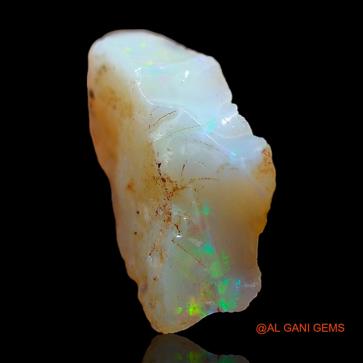 3.00 Cts Natural Australian Fire Opal Fancy Rough Loose Gemstone For Jewelry 16x9x5 mm RC-772