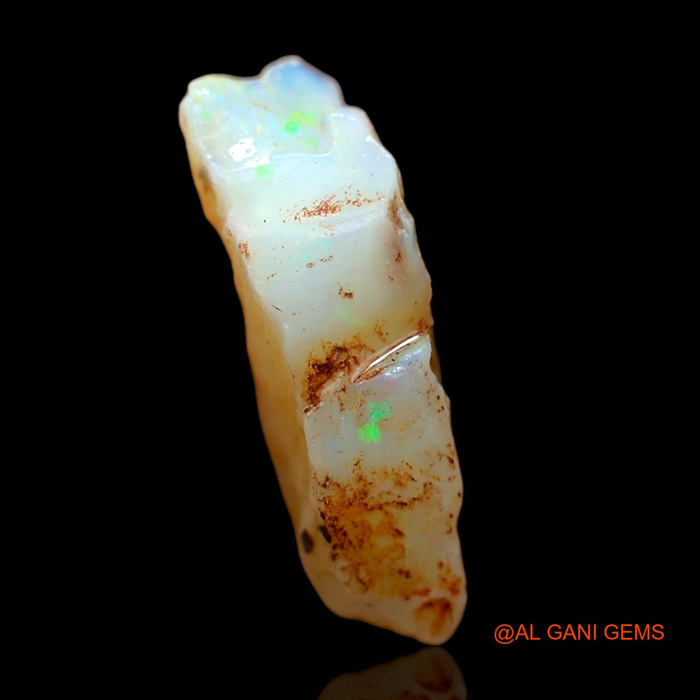 3.00 Cts Natural Australian Fire Opal Fancy Rough Loose Gemstone For Jewelry 16x9x5 mm RC-772
