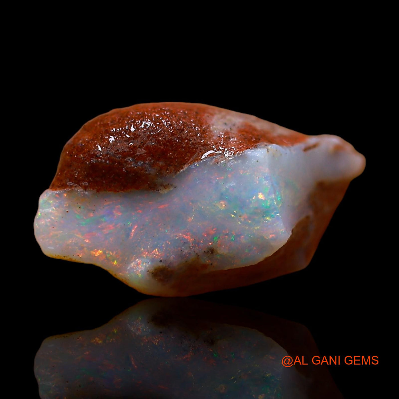 4.00 Cts Natural Australian Fire Opal Fancy Rough Loose Gemstone For Jewelry 15x8x5 mm RC-774