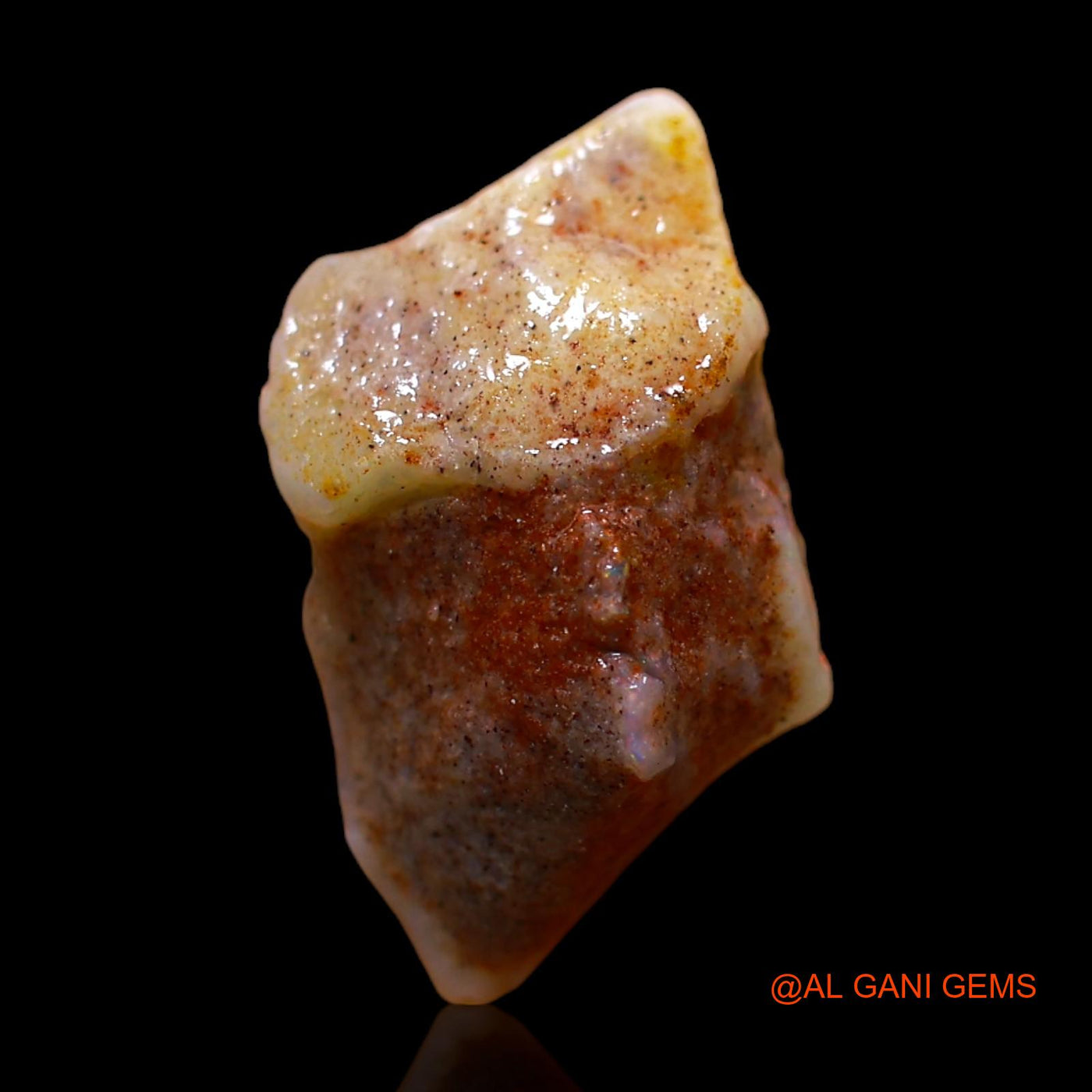 4.00 Cts Natural Australian Fire Opal Fancy Rough Loose Gemstone For Jewelry 15x8x5 mm RC-774