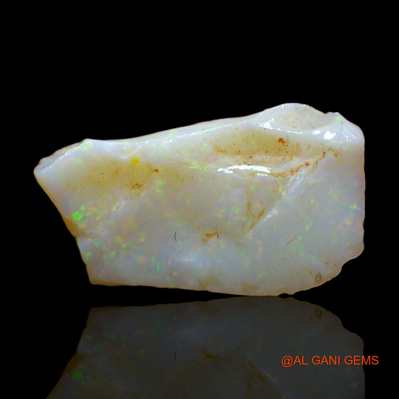 9.00 Cts Natural Australian Fire Opal Loose Gemstone Fancy Rough 19x15x9 mm RC-77