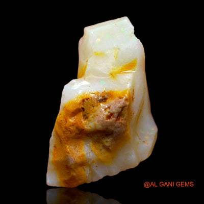 9.00 Cts Natural Australian Fire Opal Loose Gemstone Fancy Rough 19x15x9 mm RC-77