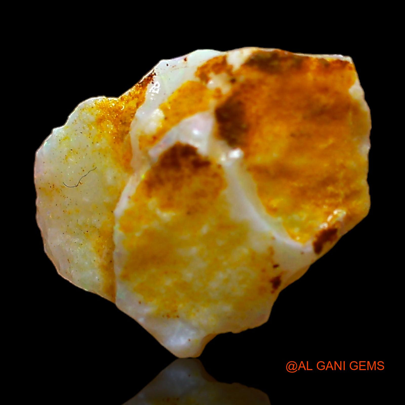 2.00 Cts Natural Australian Fire Opal Loose Gemstone Fancy Rough 12x9x4 mm RC-783