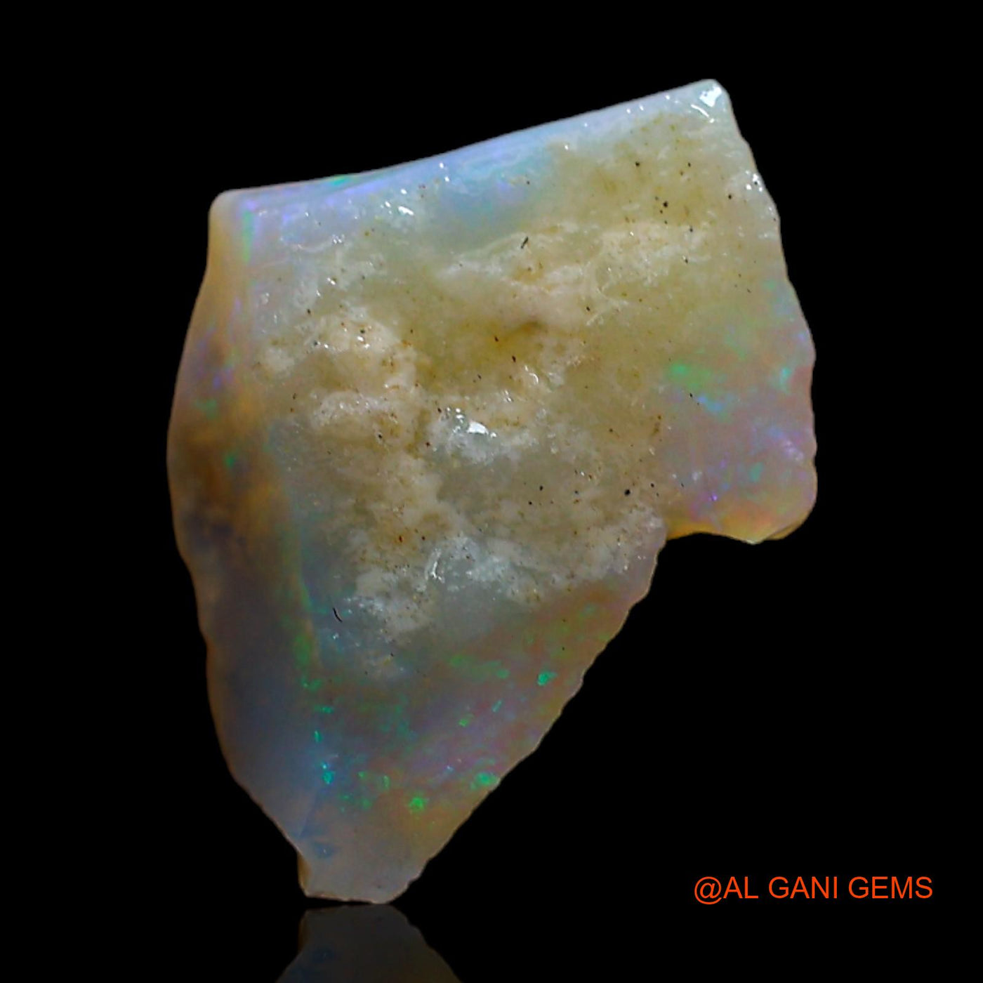 2.00 Cts Natural Australian Fire Opal Loose Gemstone Fancy Rough 11x10x3 mm RC-791