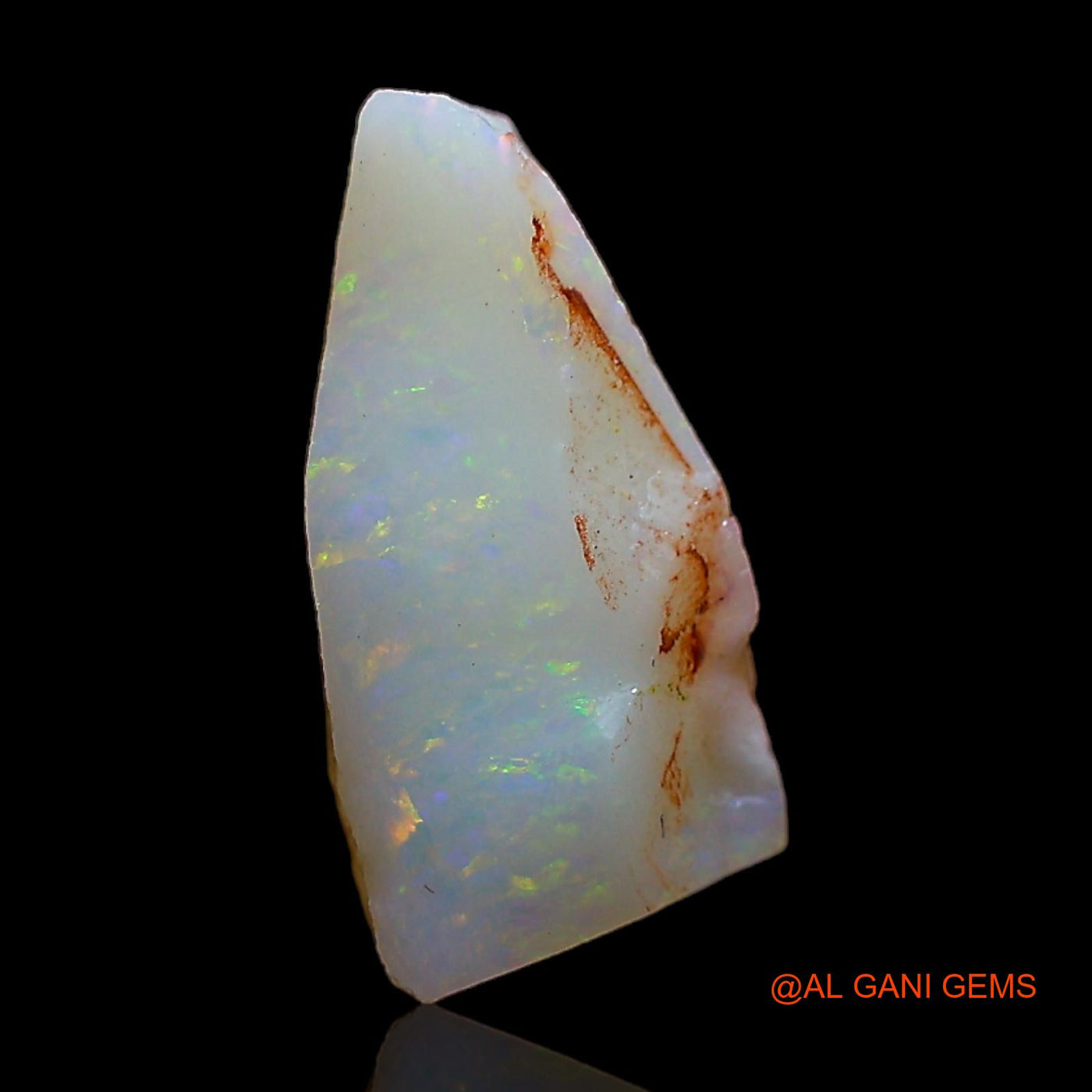 2.00 Cts Natural Australian Fire Opal Loose Gemstone Fancy Rough 11x6x5 mm RC-792