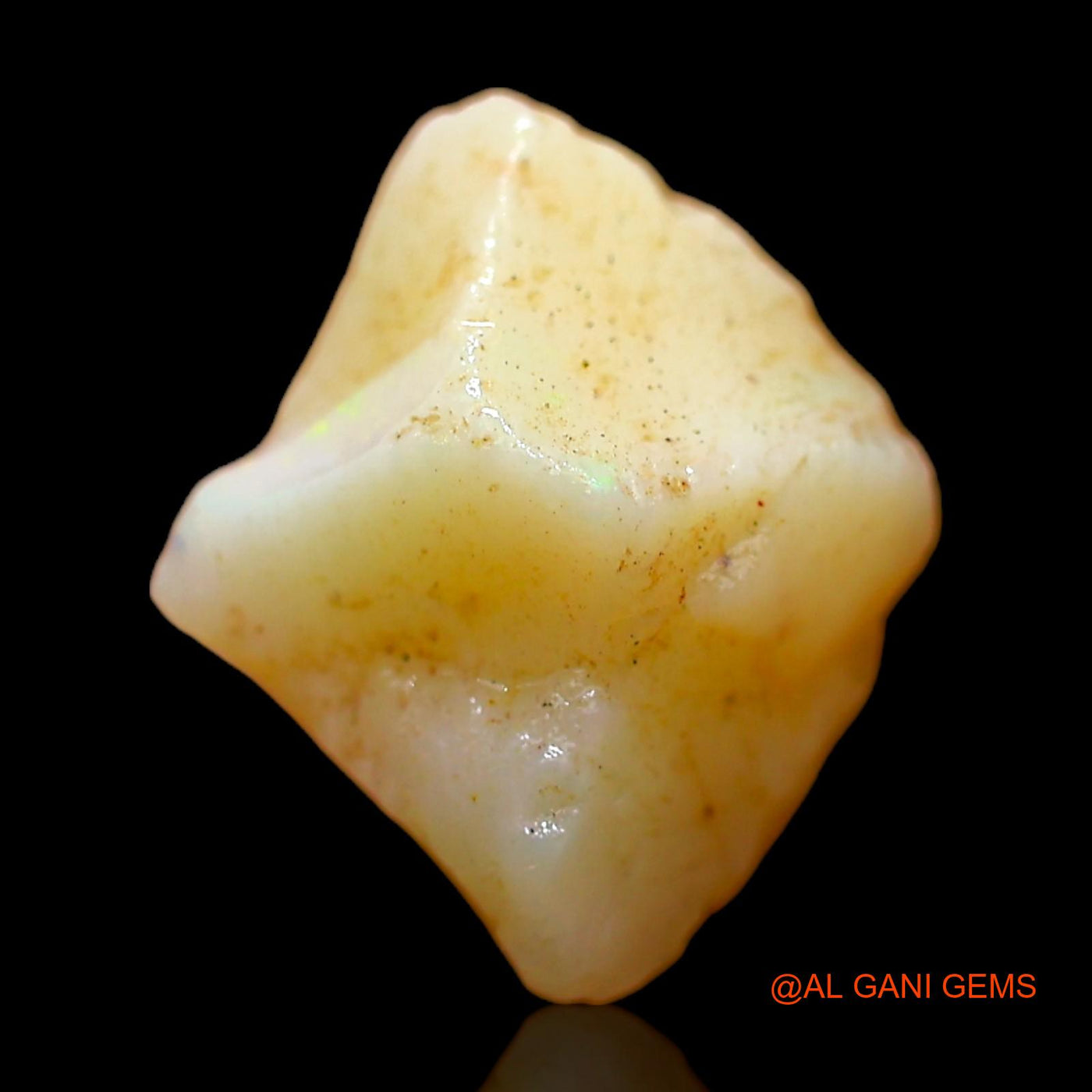 3.00 Cts Unheated Australian Fire Opal Loose Gemstone Fancy Rough Natural 10x9x8 mm RC-795