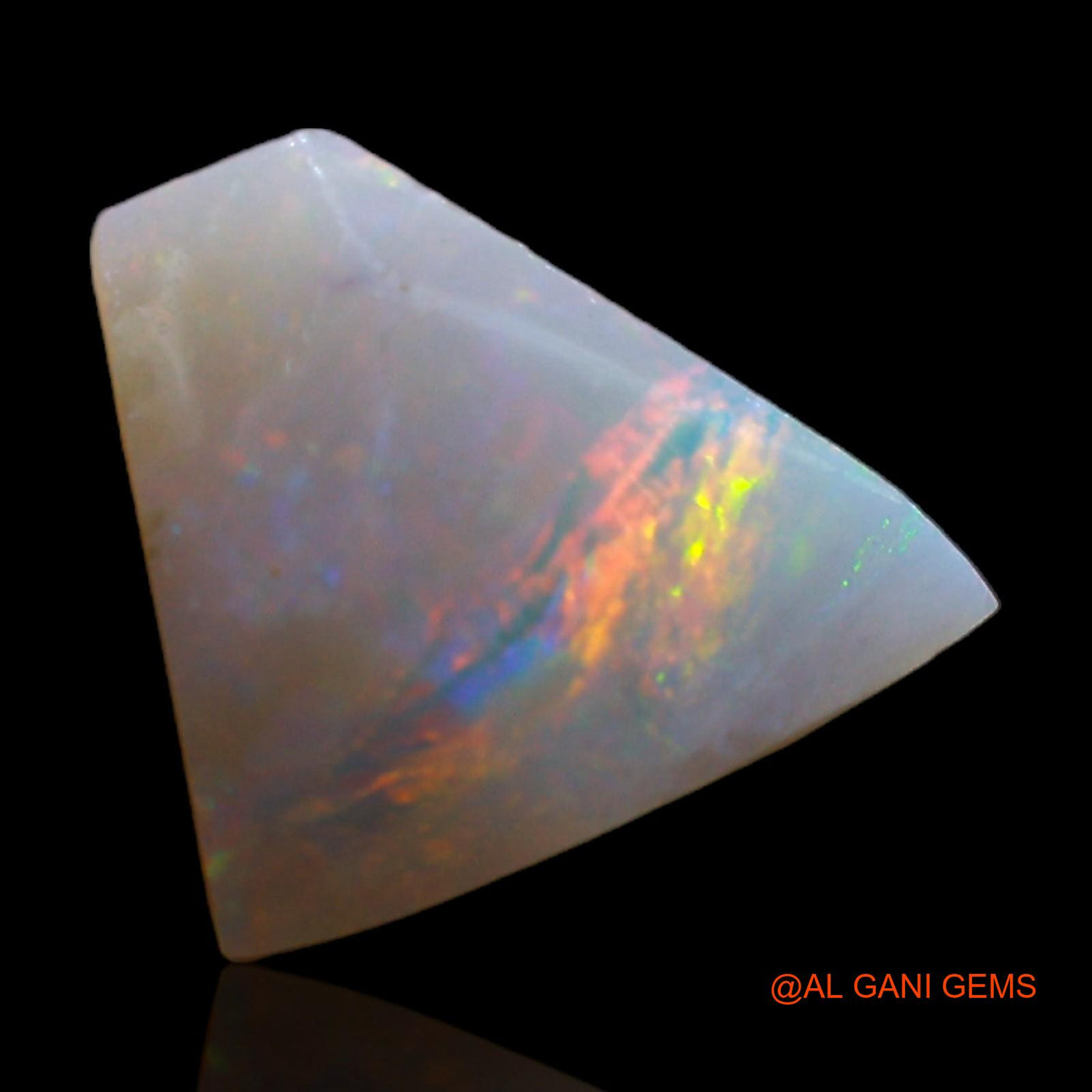 1.00 Cts Natural Australian Fire Opal Loose Gemstone Fancy Rough 9x9x3 mm RC-797