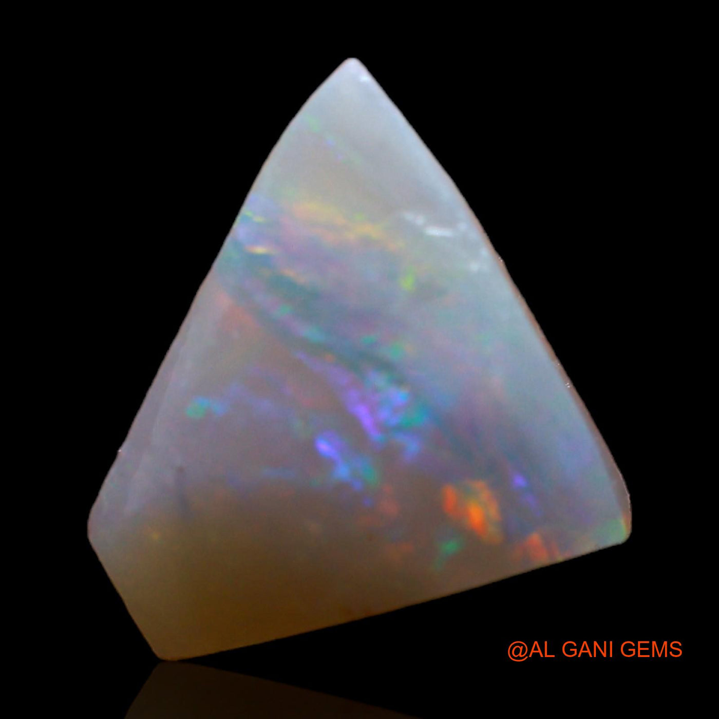 1.00 Cts Natural Australian Fire Opal Loose Gemstone Fancy Rough 9x9x3 mm RC-797