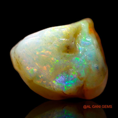 Natural Fire Opal Gemstone 3.00 Cts Loose Fancy Rough From Australia 9x8x7 mm RC-798
