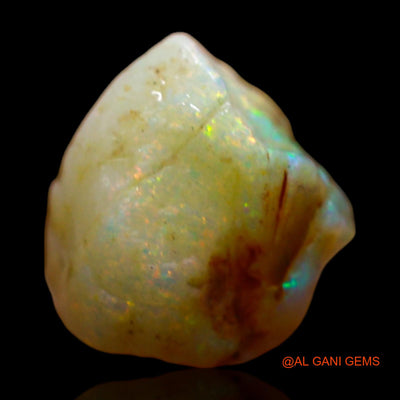 Natural Fire Opal Gemstone 3.00 Cts Loose Fancy Rough From Australia 9x8x7 mm RC-798