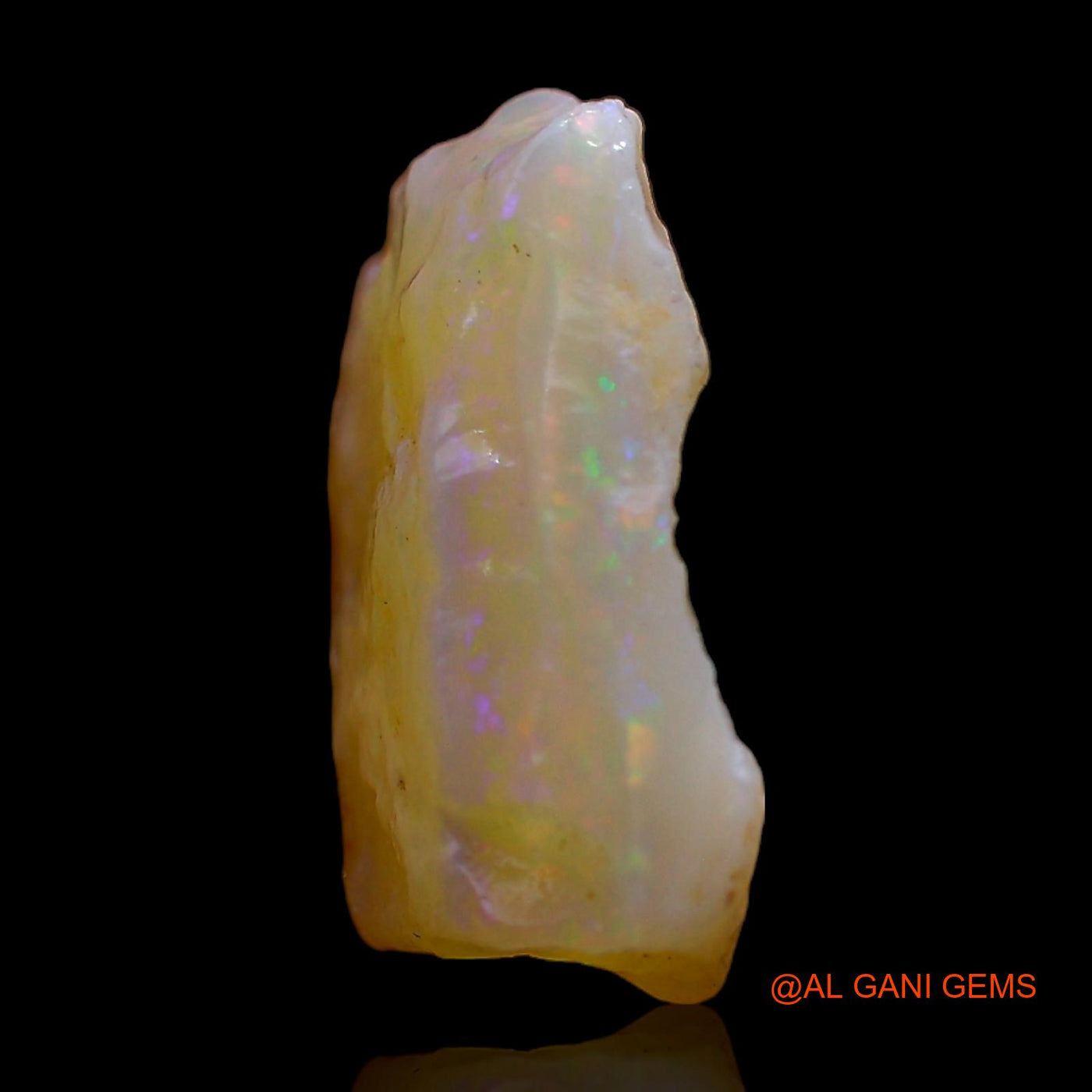 5.00 Cts Natural Australian Fire Opal Loose Gemstone Fancy Rough 15x11x5 mm RC-800
