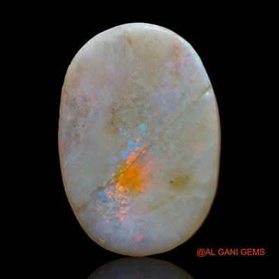 12.00 Cts Natural Australian Fire Opal Oval Rough Loose Gemstone For Jewelry 23x16x4 mm RC-801