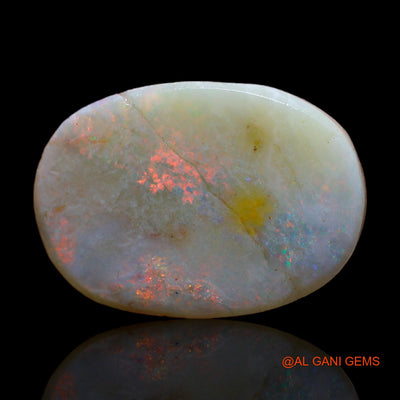 12.00 Cts Natural Australian Fire Opal Oval Rough Loose Gemstone For Jewelry 23x16x4 mm RC-801
