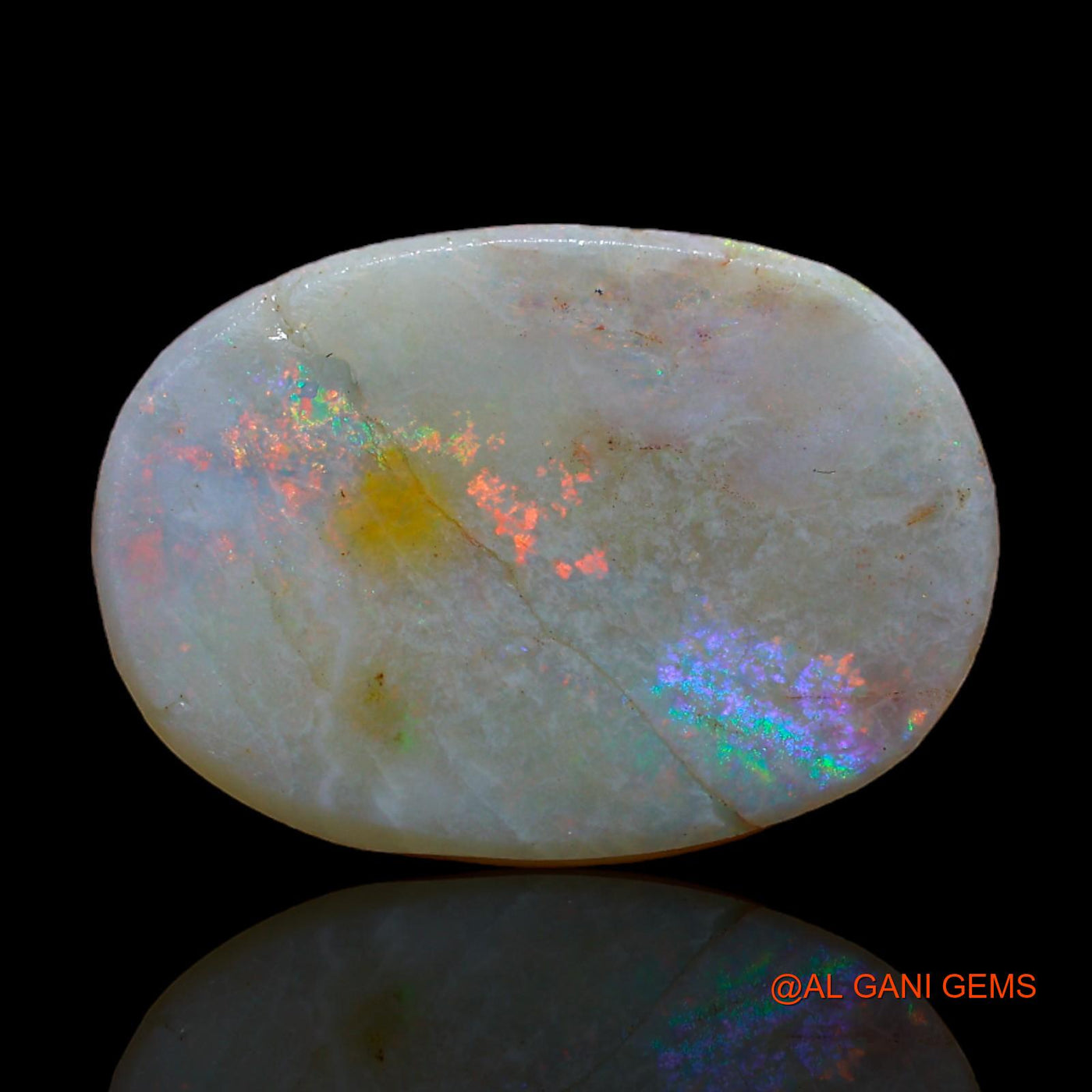 12.00 Cts Natural Australian Fire Opal Oval Rough Loose Gemstone For Jewelry 23x16x4 mm RC-801