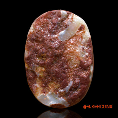 12.00 Cts Natural Australian Fire Opal Oval Rough Loose Gemstone For Jewelry 23x16x4 mm RC-801
