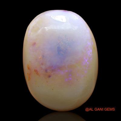 Natural Untreated Fire Opal Loose Gemstone Oval Rough From Australia 11.00 Cts 20x14x5 mm RC-812